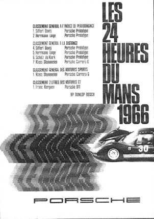 Poster: Les 24 Heures du Mans 1966