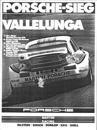 Porsche-Sieg, 6 Stunden Vallelunga, 2. Lauf zur Markenweltmeisterschaft