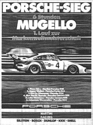 Porsche-Sieg, 6 Stunden Mugello, 1. Lauf zur Markenweltmeisterschaft
