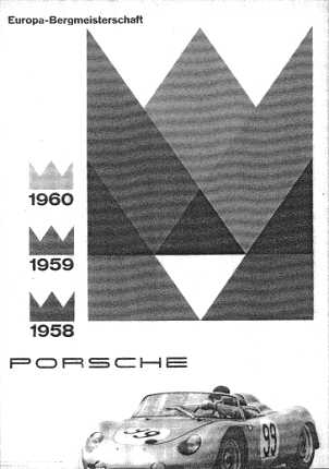 Poster: Europa-Bergmeisterschaft 1958, 1959, 1960