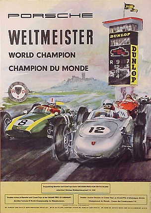 Poster: Porsche Weltmeister World Champion-Champion Du Monde