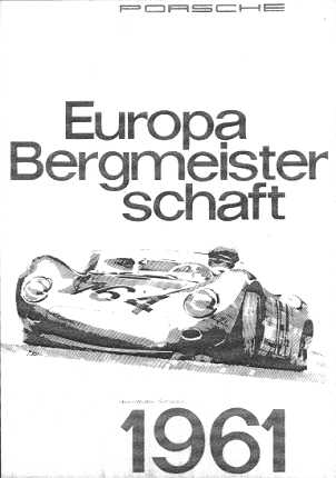 Poster: Europa Bergmeisterschaft 1961