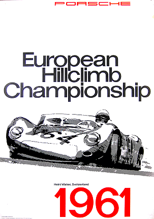 Poster: European Hillclimb Championship 1961