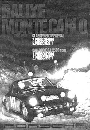 Poster: Rallye Monte Carlo 1965