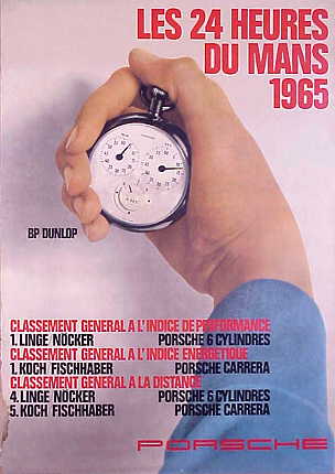 Poster: Les 24 Heures Du Mans 1965