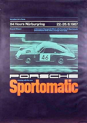 Poster: Marathon De La Route 1967