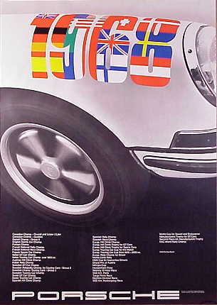 Poster: Renntermine 1968