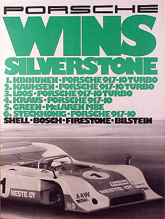 Porsche wins Silverstone