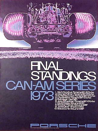 Final Standings Can-Am Series 1973