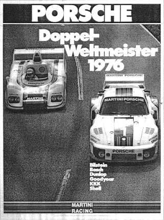 Porsche Doppleweltmeister 1976