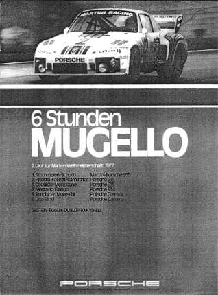 6 Stunden Mugello, 2. Lauf zur Marken-Weltmeisterschaft 1977