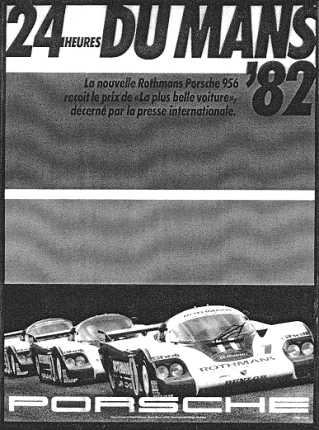 24 Heures Du Mans '82, La nouvelle Rothmans Porsche 956