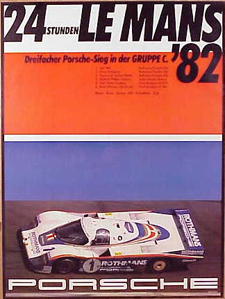 24 Stunden Le Mans 82, Dreifacher Porsche-Sieg in der Gruppe C
