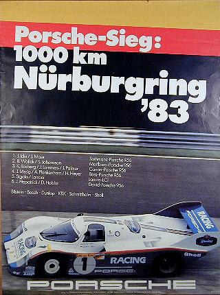 Porsche-Sieg: 1000 km Nurburgring '83