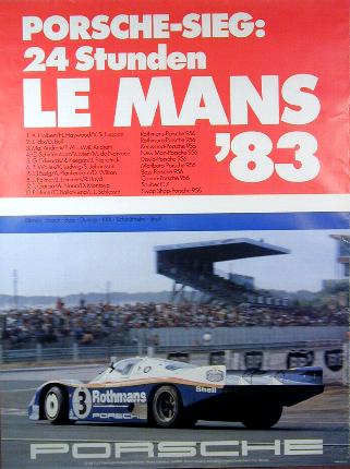Porsche-Sieg: 12 Stunden Le Mans '83