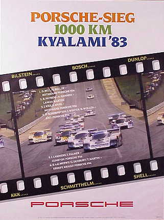 Porsche-Sieg 1000 km Kayalami 83