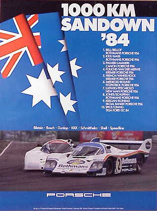 Poster: 1000 km Sandown '84