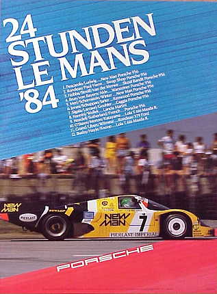 Poster: 24 Stunden Le Mans '84