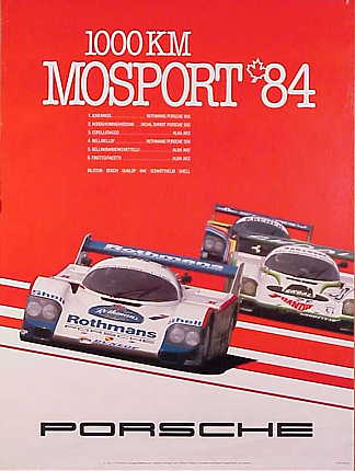 Poster: 1000 km Mosport 84