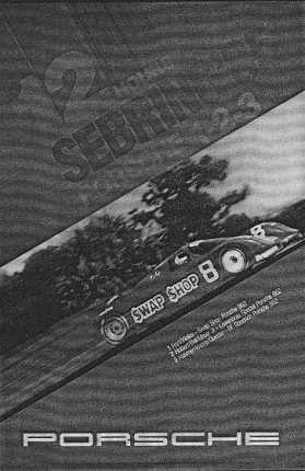 Poster: 12 Hours Sebring '85, Porsche 1-2-3
