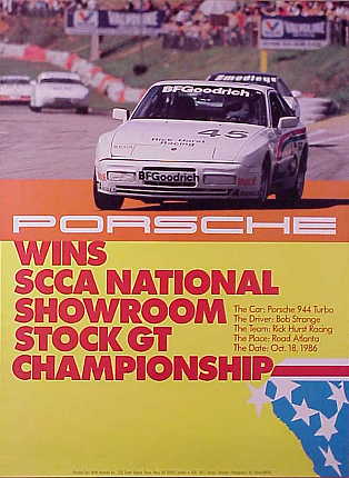 Porsche wins SCCA National Showroom Stock GT Championship
