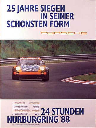 25 Yahre Siegen in Seiner Schonsten Form Porsche, 24 Stunden Nurburgring '88