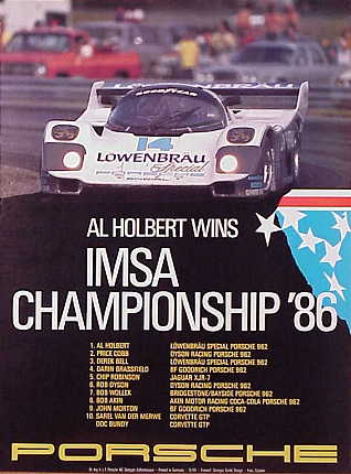 Al Holbert wins IMSA Championship '86