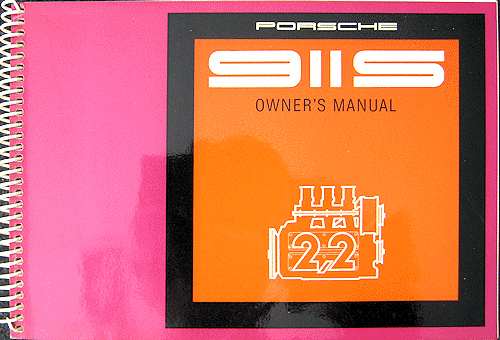 Porsche 911S Driver's Manual - Edition VIII/69