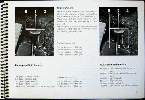 1968 Porsche 912 Driver's Manual