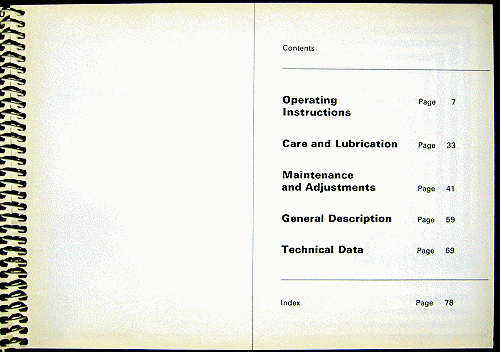 Porsche 914 Owner's Manual - 1971